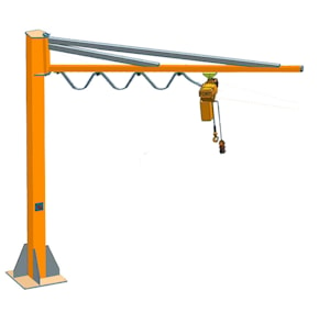 Кран мостовой однобалочный подвесной однопролётный г/п 1 т пролет 12,0 м, шт  
