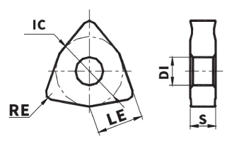 WNMG080412-ЧИСТ4 НЕРЖ2 Пластина твердосплавная
